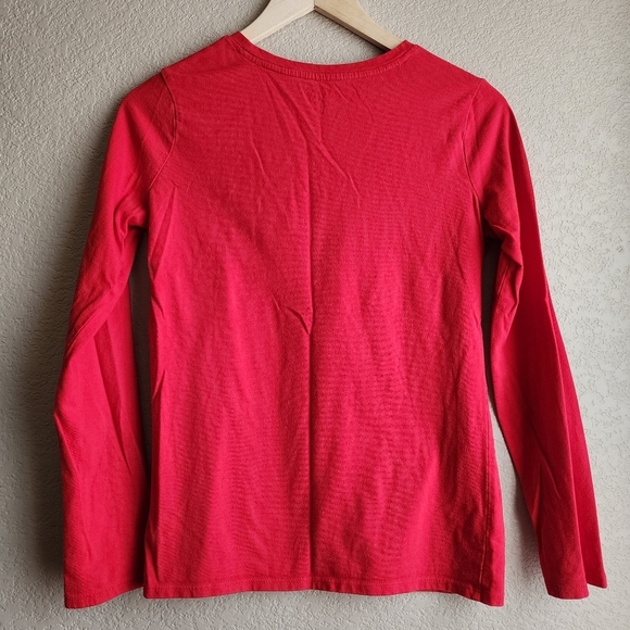 Cat and Jack red long sleeve Christmas shirt Size XL 14/16 - Picture 6 of 8